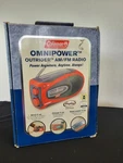 Coleman Survivalist Self Powered Solar Radio Portable Am&fm Weather Resistant. Fixed Price $31.99.