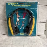 Vintage - Air Sports All Weather Radio Headset SR509 New Package. Fixed Price $19.99.