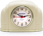 Timelink Crosley Vintage Art Deco Analog Alarm Clock, Quiet No-ticking Movement,. Fixed Price $44.67.