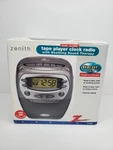 Zenith Z165B Dual Alarm Tape Player Clock Radio W/ Soothing Sound Therapy - New. Fixed Price $49.99.