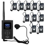 Retekess Wireless Tour Guide System Mic Transmitter 10 Receivers Meeting Travel. Fixed Price $159.99.