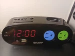 Sharp Multi Plug Led Alarm Clock W/ Usb Charging & 2 Ac Outlets Model SPC136 U13. Fixed Price $13.27.