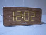 Capello Big Time Clock Model CA-35 Digital Wood Grain Charger Free Shipping!. Fixed Price $16.95.