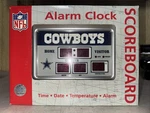 Dallas Cowboys Nfl Football Team Scoreboard Alarm Clock Time Date & Temperature. Fixed Price $54.99.