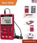 V112 Am Fm Portable Pocket Radio, Receiver, Digital Tuning Stereo, With He.... Fixed Price $24.91.