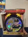 2013 Wwe John Cena Jumbo Twin Bell Alarm Clock. Fixed Price $49.99.