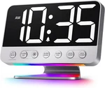 Sharp Electric Digital Dual Alarm Clock Battery Backup Led Large Display Snooze. Fixed Price $34.99.