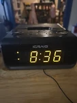 Icraig Digital Alarm Clock Model CMA3045 With Stereo Am/fm Radio Battery Back-up. Fixed Price $15.00.