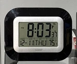 Crosse Technology Atomic Clock With Alarm And Weather Model Wt 8005U B. Fixed Price $18.99.