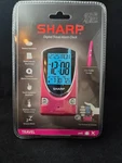 Sharp Tech Lcd Travel Alarm Clock Ultra-slim Design Folding Case SPC430I Pink. Fixed Price $20.00.