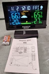 Sharper Image Color Weather Station 206085 - Wireless Atomic Clock & Forecast. Fixed Price $49.99.
