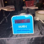 Sound X Led Alarm Clock Radio/ Model Smd 203B. Fixed Price $10.00.