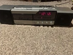 Vintage General Electric Stereo Cassette Clock Radio Model 7-4960B Works Video. Fixed Price $34.99.