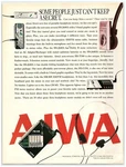 1986 Aiwa HS-J600A Portable Headphone Stereo Print Ad, HS-G350 HR-S08 CR-M3. Fixed Price $12.50.