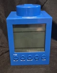 Blue Stud Lego Alarm Clock Reveil Untested LG11051 A-007. Fixed Price $13.50.