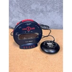Sonic Alert Bomb SBB500SS-V3 Dual Alarm Clock With Bed Shaker Black Red. Fixed Price $21.99.