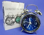 Peakeep Loud Alarm Clock For Heavy Sleepers Adults, Metal 4 Inches Twin Bell. Fixed Price $15.99.