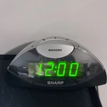 Sharp SPC-019 Black Alarm Clock With Snooze Tested Works. Fixed Price $9.99.