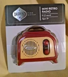 Radio Mini Retro New 2022 Dashing Fine Gifts Red Hi-fi Sound #284509 Batt Op.. Fixed Price $14.99.