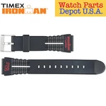 Timex Ironman Rubber Watch Strap 50 Lap Indiglo 19MM Red Silk Print. Fixed Price $14.95.
