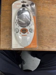 Sylvania SRS55 Sports Water Resistant Shower Clock Radio W/mirror, New. Fixed Price $19.99.
