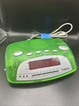 Timex Nature Sounds Alarm Clock Radio Translucent Green T235Q Am Fm Tested Clean. Fixed Price $40.00.