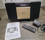 Jensen JBS-300CB Black Am/fm Stereo Wall Mountable Bluetooth Cd Music System. Fixed Price $49.85.