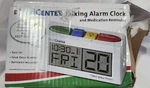 Medcenter Talking Alarm Clock, Medication Pill Reminder. Fixed Price $19.95.