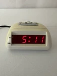 Advance Alarm Clock Model 3139 With Battery Backup 9V AC120V/60HZ 5-WATTS. Fixed Price $12.34.