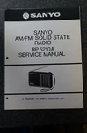 Sanyo RP5210A Service Manual. Fixed Price $21.99.