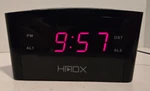 Hmdx - Digital Alarm Clock New Bu Battery Installed/manual/dst/usb Charging. Fixed Price $15.50.