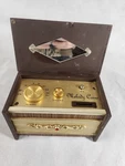 Vintage 1963 Crown Melody Coins Radio Bank Made Japan. Fixed Price $55.99.