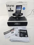 Ihome ID91 Dual Alarm Clock Radio Iphone Ipod Dock W/ Power Cord & Box Plz Read. Fixed Price $19.99.