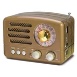 Prunus J-160 Retro Vintage Am Fm Radio X W H: 2.8 5.1 3.5 Inch, Gold. Fixed Price $35.13.