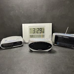 Lot Of 4 Clock Radios. 3 Emerson Research And 1 Sharp Atomic. All Tested & Work. Fixed Price $79.99.