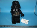 2015 Lego Clicktime Star Wars Darth Vader Alarm Clock Tested/works 9" Tall Black. Fixed Price $8.99.