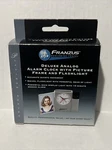 Franzus Deluxe Analog Alarm Clock W/picture Frame & Flashlight - New, Open Box. Fixed Price $19.99.