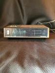 Vtg Panasonic Digital Clock Radio Am/fm Blue Fluorescent Numbers RC-6130D. Fixed Price $19.95.