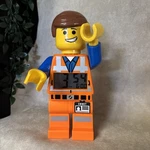 The Lego Movie 2014 9 Lcd Emmet Brickowski Alarm Clock Working. Fixed Price $27.99.