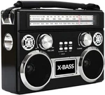 Black Supersonic SC-1097BT Retro Am/fm/sw 3-BAND Radio +bluetooth+flash Light. Fixed Price $44.90.