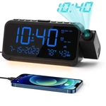 Rocam Projection Alarm Clock For Bedroom, Digital With 180 Ceiling. Fixed Price $34.08.