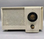 Vintage 1950'S Westinghouse Am 4-TUBE Radio Model H743T4 Shadow White Working!. Fixed Price $69.99.