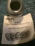 SHIFT3 5 In 1 Color Lcd Alarm Clock. Fixed Price $9.89.