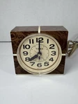Mid Century Modern Timex Alarm Clock 1970'S Vintage Model 7417 4A Rare. Fixed Price $17.00.