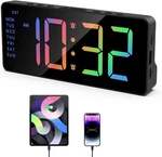 Clock For Bedroom 7 In Large Display Digital With Dual Alarms&us. Fixed Price $20.99.