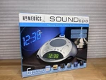 Homedics SS-4000 Sound Spa Alarm Clock Radio Machine White Noise Light. Fixed Price $63.96.