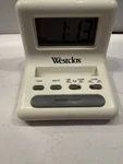 Westclox 47539 Celebrity Glo-clox Compact Travel Alarm Clock. Fixed Price $10.00.