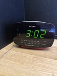 Vtg Sony Dream Machine ICF-C111 Fm Radio Alarm Clock /red With Battery Cover!. Fixed Price $9.99.