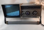 Vintage Samsung BT-123AJ Portable Tv Am/fm Radio 5 Inch B&w Works. Fixed Price $40.00.