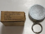 Vintage 1968 Govt Issue Military Walsco 22" Key Chain & Reel, New Box, U.s.a.. Fixed Price $25.00.